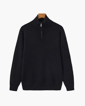 Refined Half-Zip Knit Pullover