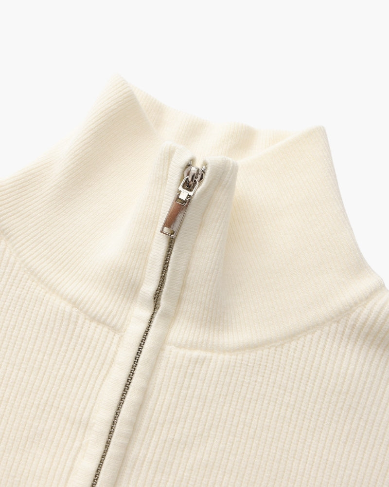 Refined Half-Zip Knit Pullover